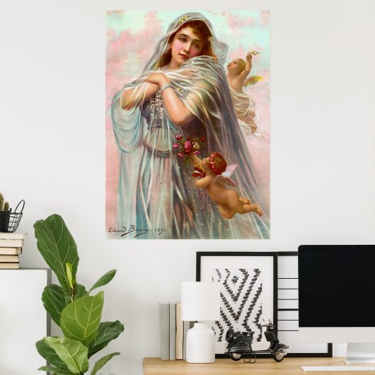 Poster 1891 Edouard Bisson La Fiancée (Bureau à domicile)