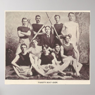 Poster 1896 Varsity College Boat Crew