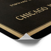 Poster 1899 Vintage Chicago Bicycle Magazine Publicité Ar (Coin)