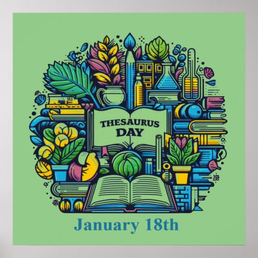 Poster 18 janvier - Thesaurus Day (Devant)