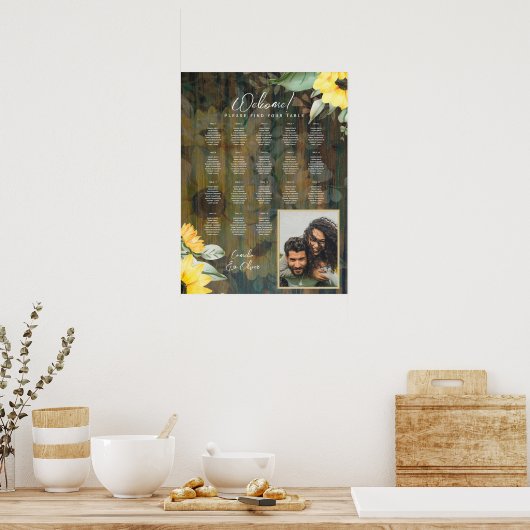 Poster 18 Table SUSPENTEURS DE Bois Rustique SIÈGE PHOTO (Cuisine)