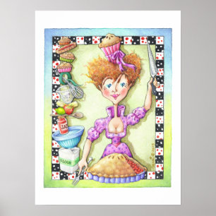 POSTER 18"X24" - REINE DES TARTES