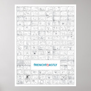 Poster 18" x 24" 120 jours projettent l'affiche, papier