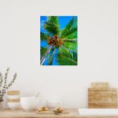 Poster  (18" x 24")  Palm Tree Vanuatu (Cuisine)