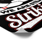 Poster 18e anniversaire du Mariage Bowling Striking 18 an (Coin)