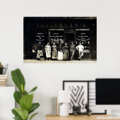 Poster 1900 Boulangerie parisienne (Bureau à domicile)