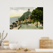 Poster 1900 Cochem Mosel Moselle Allemagne (Cuisine)