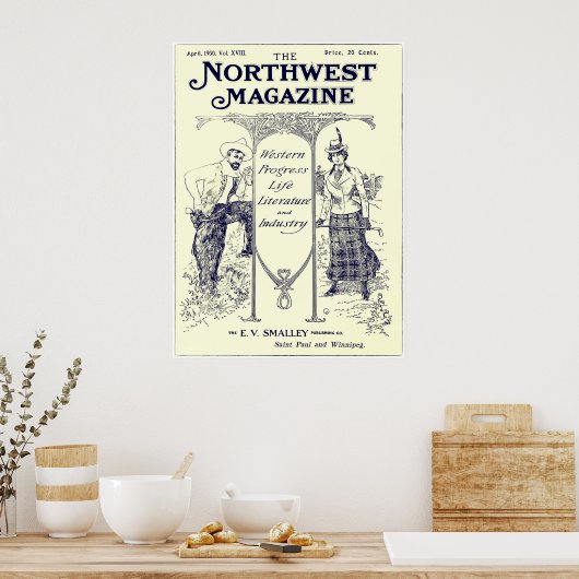 Poster 1900 Golf Magazine (Cuisine)