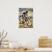 Poster 1901 BICYCLE BORDEAUX à PARIS (Cuisine)
