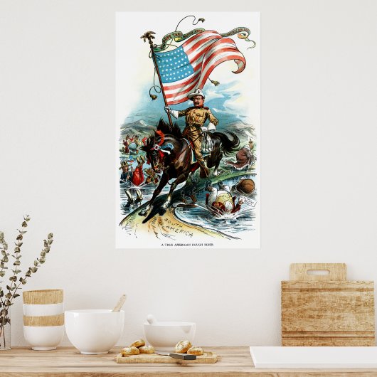 Poster 1902 Theodore Roosevelt (Cuisine)