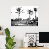 Poster 1904 Golf Palm Beach Fl. Imprimer (Bureau à domicile)