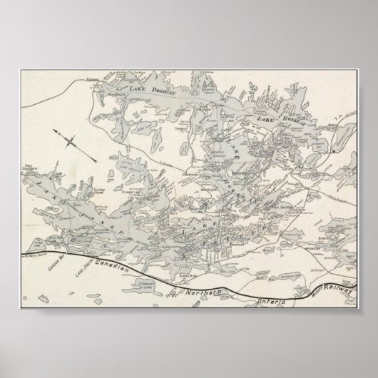 poster 1904 Kaart (Voorkant)