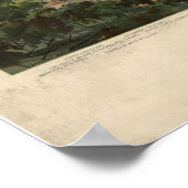 Poster 1904 Saint-Louis MO - Carte panoramique de l'expos (Coin)