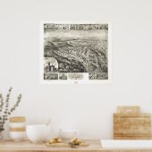 Poster 1905 Parsons, WV Bird's Eye View Panoramic Map (Cuisine)