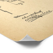 Poster 1906 Brevet Corset (Coin)