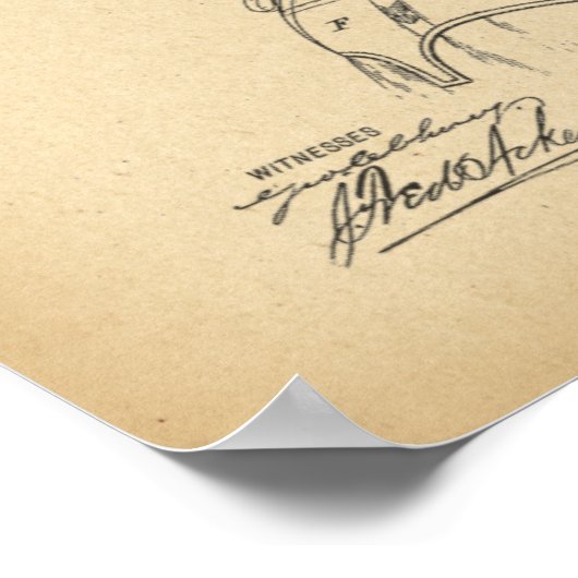 Poster 1908 Brevet Corset (Coin)