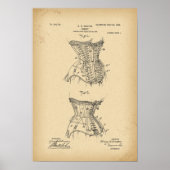 Poster 1908 Brevet Corset (Devant)