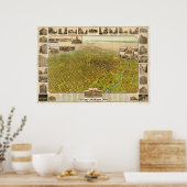 Poster 1908 Denver CO Oiseaux Vue panoramique (Cuisine)