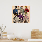 Poster 1908 Gimbels dames blouses taille no 1 (Cuisine)