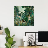 Poster 1908 Henri Rousseau Peinture (Bureau à domicile)