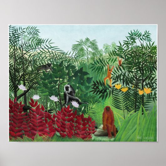 Poster 1908 Henri Rousseau Peinture (Devant)