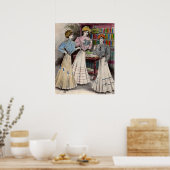 Poster 1908 Robe Gimbels no 1 (Cuisine)