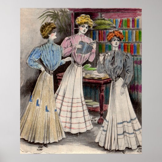 Poster 1908 Robe Gimbels no 1 (Devant)