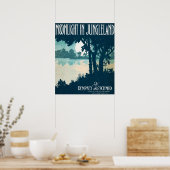 Poster 1909 Lumière de la lune dans la partition Junglela (Cuisine)