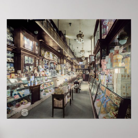 Poster 1910 Pharmacie - Pennsylvanie Station, New York (Devant)