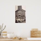 Poster 1910 Photo de l'église baptiste abyssinienne, New (Cuisine)