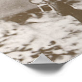 Poster 1910 Portrait photo d'une fille qui tient un fusil (Coin)