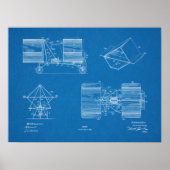 Poster 1911 Aéronef Brevet d'art de l'avion Imprimer (Devant)