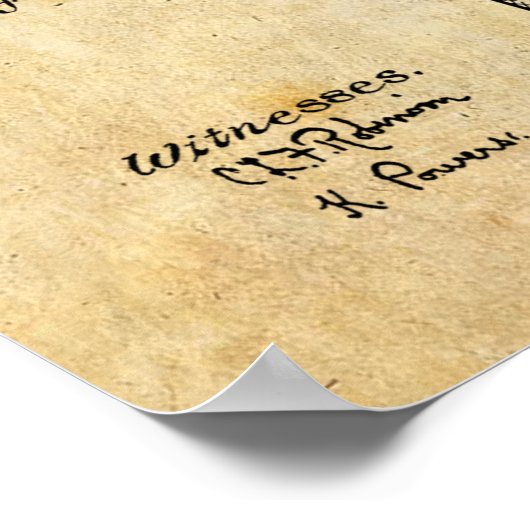 Poster 1911 Colt Browning Gun brevet d'art dessin (Coin)