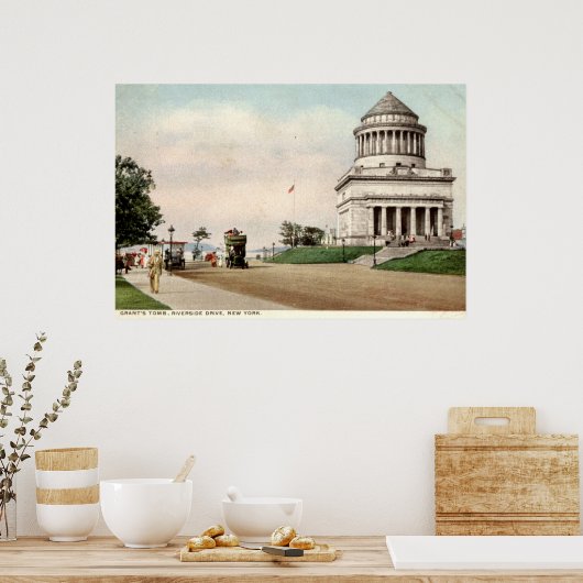 Poster 1912 Grant's Tomb, Riverside Drive, New York (Cuisine)