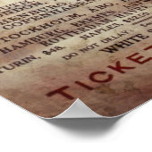 Poster 1912 TITANIQUE - REINE des OCÉANS (Coin)