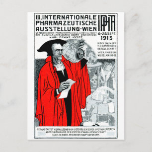 poster 1913 Wien Farmacie Briefkaart