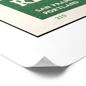 Poster 1914 Carte, Or grossier à Wawona, Yosemite (Coin)