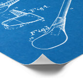 Poster 1914 Club de golf Conception d'un brevet d'art (Coin)