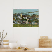 Poster 1915 Vue de Duluth, Minnesota Vintage (Cuisine)