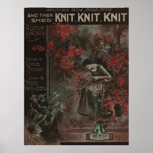 Poster 1917 "Knit Knit Knit" Un Fil D'Amour (Devant)