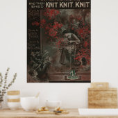 Poster 1917 "Knit Knit Knit" Un Fil D'Amour (Cuisine)