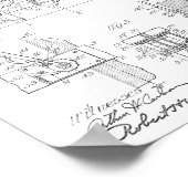 Poster 1917 Vintage Chiropractic Table Patent Art Print (Coin)