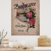 Poster 1918 Amenez-moi un Rose (Cuisine)