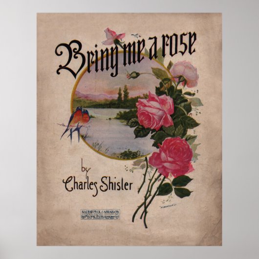 Poster 1918 Amenez-moi un Rose (Devant)