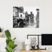 Poster 1918 Moto Road Trip (Bureau à domicile)