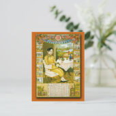 Poster 1918 van de Kalender van Lobowl Medical Com Briefkaart (Staand voorkant)