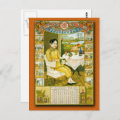 Poster 1918 van de Kalender van Lobowl Medical Com Briefkaart (Voorkant / Achterkant)