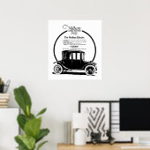 Poster 1919 Milburn Electric Voiture vintage et impressio (Bureau à domicile)