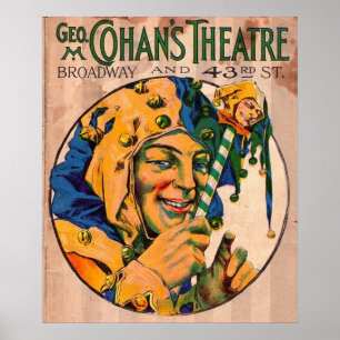 Poster 1920 Cohan’s Theatre playbill cover