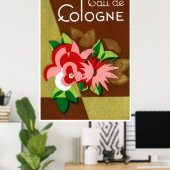Poster 1920 Eau de Cologne perfume (Bureau à domicile)